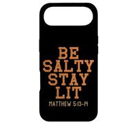 Retro Be Salty Stay Lit Matthew 5 : 13-14 Chrétiens pour Femmes Et Hommes Coque pour iPhone Air