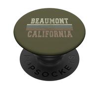 Rétro Beaumont Californie PopSockets PopGrip Adhésif