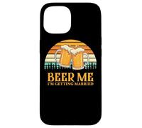 Retro Beer Me Getting Married Funny Drinking Team Beer Lover Coque pour iPhone 15