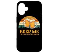 Retro Beer Me Getting Married Funny Drinking Team Beer Lover Coque pour iPhone 16
