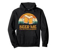 Retro Beer Me Getting Married Funny Drinking Team Beer Lover Sweat à Capuche