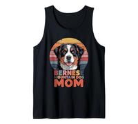Retro Bernese Mountain Dog Mom Berner Bouvier Bernois Débardeur