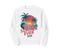 Retro Best Summer Ever 2026 Vacation Trip Surf Travel Sweatshirt