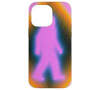 Retro Bigfoot Aura Psychedelic Rainbow Squatch Cryptozoology Coque pour iPhone 14 Pro Max