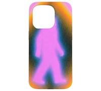 Retro Bigfoot Aura Psychedelic Rainbow Squatch Cryptozoology Coque pour iPhone 15 Pro