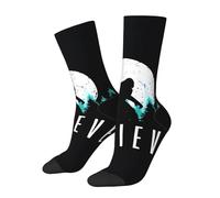 Rétro Bigfoot Croyez Sasquatch Unisexe Socquette D'Équipage Chaudes Chaussette De Course Comfort Chaussettes De Sport Pour Marche Intérieur Randonnée