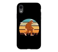 Rétro Bigfoot Graphic Sasquatch Basson Joueur Coque pour iPhone XR