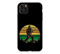 Retro Bigfoot Playing Electric Guitar Rock Sasquatch Coque pour iPhone 11 Pro Max