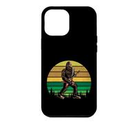 Retro Bigfoot Playing Electric Guitar Rock Sasquatch Coque pour iPhone 12 Pro Max