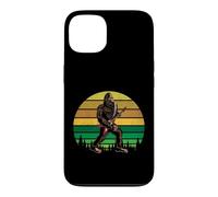 Retro Bigfoot Playing Electric Guitar Rock Sasquatch Coque pour iPhone 13