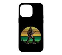 Retro Bigfoot Playing Electric Guitar Rock Sasquatch Coque pour iPhone 14 Pro Max