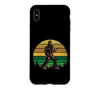 Retro Bigfoot Playing Electric Guitar Rock Sasquatch Coque pour iPhone XS Max