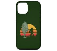 Retro Bigfoot Silhouette & Sequoia Believe! Coque pour iPhone 12/12 Pro