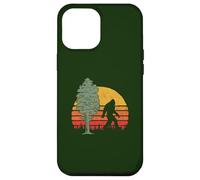 Retro Bigfoot Silhouette & Sequoia Believe! Coque pour iPhone 12 Pro Max