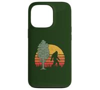 Retro Bigfoot Silhouette & Sequoia Believe! Coque pour iPhone 13 Pro