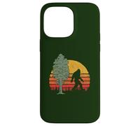 Retro Bigfoot Silhouette & Sequoia Believe! Coque pour iPhone 14 Pro Max