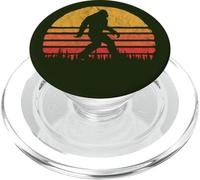 Retro Bigfoot Silhouette Sun Believe! Original 80's Graphic PopSockets PopGrip pour MagSafe