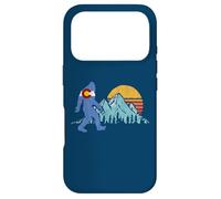Retro Bigfoot Sun & Mountain State Flag of Colorado Graphic Coque pour iPhone 17 Pro