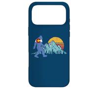 Retro Bigfoot Sun & Mountain State Flag of Colorado Graphic Coque pour iPhone 17 Pro Max