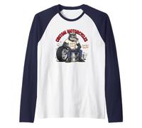 Retro Biker: Custom Motorcycles Lowbrow Wolf Rockabilly 50s Manche Raglan