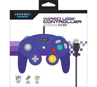 Retro Bit Manette GameCube 295696 USB filaire pour PC et Mac Pourpre