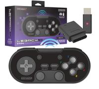 Retrobit Legacy 16 Manette sans Fil Noir pour Switch/PC/Steam/Raspberry Pi/Snes/Android 2,4 g