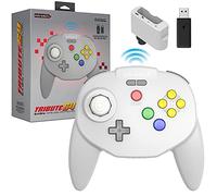 Retro-Bit Manette sans fil Tribute64 2,4 GHz pour N64SwitchPCMac et autres périphériques USB - Gris []