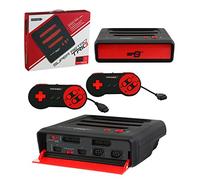 Retro Bit Super Retro Trio 3 in 1 Console Red/Black, NES/SNES/Mega Drive PAL Version