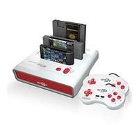 Retro-Bit Super Retro Trio HD Plus 720P 3 in 1 Console System - HDMI Port - for Original NES/SNES, Super Nintendo and Sega Genesis Games - Red/White