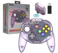 Retro-Bit Tribute 64 2.4GHz Manette sans Fil pour Nintendo 64/Switch/PC/Mac Atomic Purple G