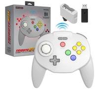 Retro-Bit Tribute 64 2.4GHz Manette sans Fil pour Nintendo 64/Switch/PC/Mac Gris G