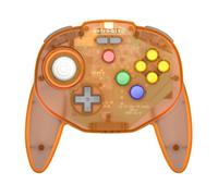 Retro-Bit Tribute 64 2.4GHz Manette sans Fil pour Nintendo 64/Switch/PC/Mac Orange Hawk