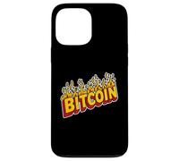 Rétro Bitcoin Crypto Digital Coin Money Money Devise Future Coque pour iPhone 13 Pro Max
