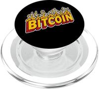 Rétro Bitcoin Crypto Digital Coin Money Money Devise Future PopSockets PopGrip pour MagSafe