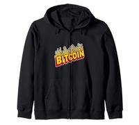 Rétro Bitcoin Crypto Digital Coin Money Money Devise Future Sweat à Capuche