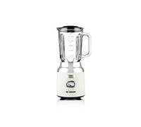- Retro - Blender - Mixeur - 1,5 Litre - 600W - Blanc