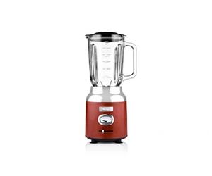 - Retro - Blender - Mixeur - 1,5 Litre - 600W - Rouge