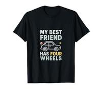 Retro Block Mon meilleur ami a quatre roues T-Shirt