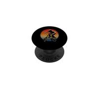 Rétro BMX Rider Cyclisme Freestyle Vélo Equitation PopSockets PopGrip Adhésif