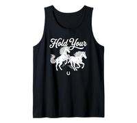 Rétro Boho Trendy Hold Your Horses Débardeur
