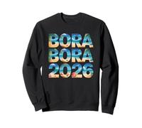 Rétro Bora Bora 2026 Trip Bus Tour Vacay Anniversaire Famille Sweatshirt