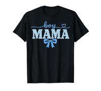 Retro Boy Mama Mother's Day 2026 Checkered Women Kids Cool T-Shirt Graphique avec Valeur