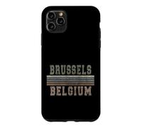 Retro Bruxelles Belgique Coque pour iPhone 11 Pro Max