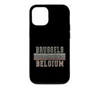 Retro Bruxelles Belgique Coque pour iPhone 12/12 Pro