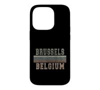 Retro Bruxelles Belgique Coque pour iPhone 14 Pro