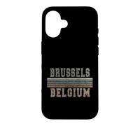 Retro Bruxelles Belgique Coque pour iPhone 16