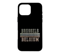 Retro Bruxelles Belgique Coque pour iPhone 16 Pro Max