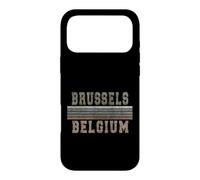 Retro Bruxelles Belgique Coque pour iPhone 17 Pro Max