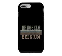 Retro Bruxelles Belgique Coque pour iPhone 7 Plus/8 Plus