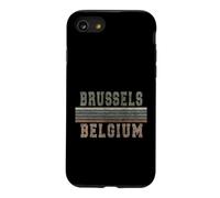 Retro Bruxelles Belgique Coque pour iPhone SE (2020) / 7/8
